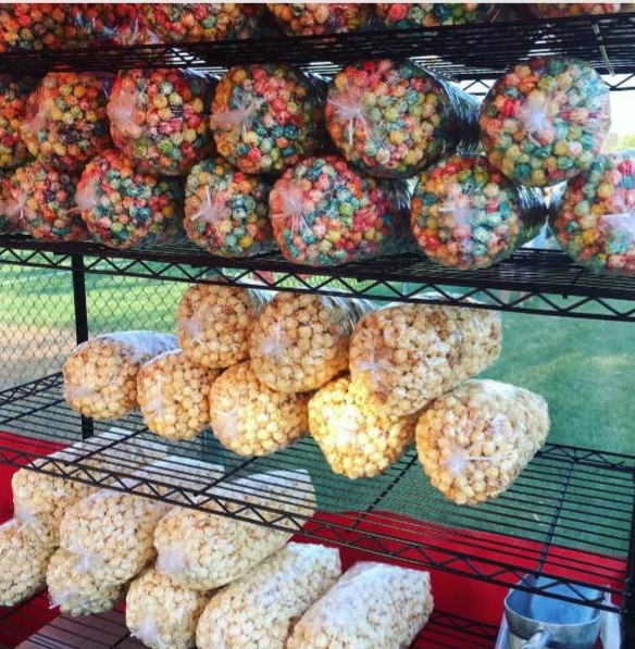 Kettle Corn popped Parktacular Festival